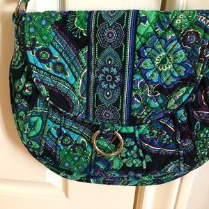 VERA BRADLEY Retired Pattern Blue Rhapsody Saddle UP